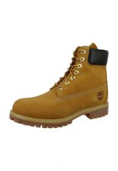 Buty do chodzenia męskie Timberland 6 IN Prem. Brązowe buty turystyczne Timberland, bez wzorów, z materiału, za kostkę, bez zapięcia, trekkingowe. Za 1,237.15 zł.