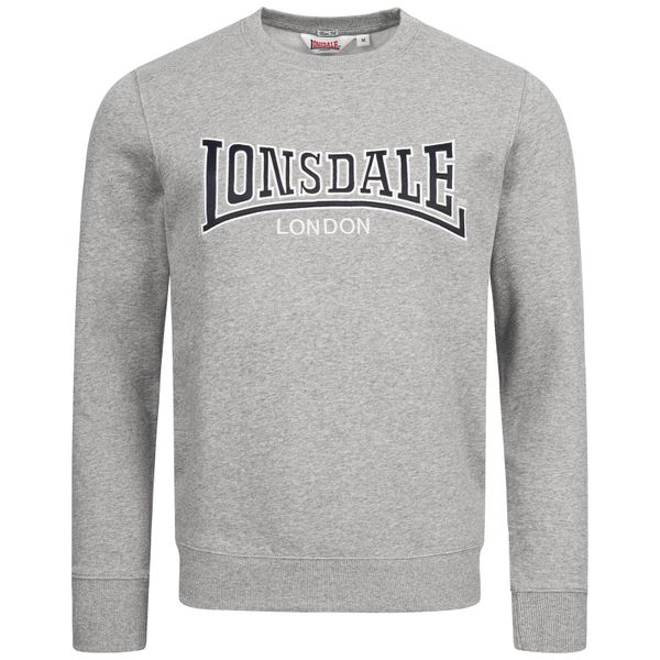 Bluza z okrągłym dekoltem Lonsdale Berger Lp181. Szare bluzy Lonsdale, m, bez wzorów, bez kaptura. Za 249.00 zł.