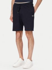 BOSS Szorty sportowe 50561493 Granatowy Regular Fit. Niebieskie krótkie spodenki sportowe Boss, m, bez wzorów, z bawełny. Za 399.99 zł.