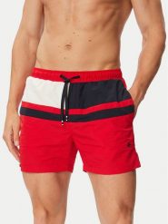 Beverly Hills Polo Club Szorty kąpielowe P-SS26M-SUNNY-0065 Czerwony Regular Fit. Czerwone kąpielówki Beverly Hills Polo Club, m, bez wzorów, z syntetyku. Za 169.99 zł.