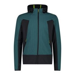 Bluza męska turystyczna CMP 35G6567. Zielone bluzy CMP, l, bez wzorów, bez kaptura. Za 297.50 zł.