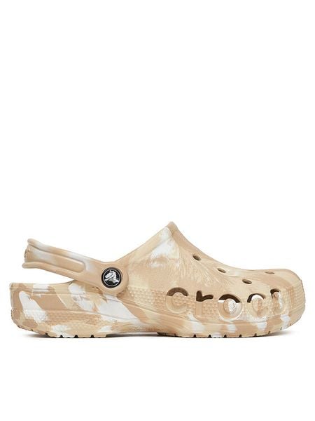 Crocs Klapki C-BAYA MARBLED CLOG 206935-2ZM Beżowy. Brązowe klapki Crocs, z tworzywa sztucznego. Za 189.99 zł.