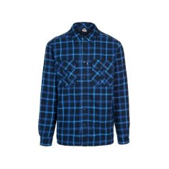 Trespass Rapeseed - Męska koszula w ciemnoniebieską kratkę. Czarne koszule Trespass, m, bez wzorów, bez kołnierzyka, bez ramiączek. Za 213.75 zł.