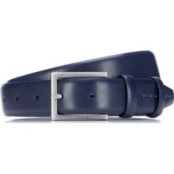 Pasek męski. Niebieskie paski Wittchen, z aplikacjami, z materiału, eleganckie. W wyprzedaży za 149.90 zł.