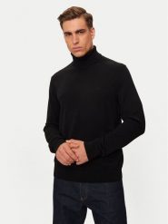 Michael Kors Golf CF460F97AP Czarny Regular Fit. Czarne golfy Michael Kors, m, bez wzorów, z wełny, bez kołnierzyka, bez ramiączek. Za 699.99 zł.