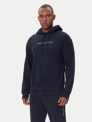 Tommy Hilfiger Bluza UM0UM03665 Granatowy Regular Fit. Niebieskie bluzy Tommy Hilfiger, m, bez wzorów, z bawełny, bez kaptura. Za 279.99 zł.