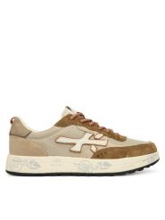 Premiata Sneakersy Nous Var 7724 Beżowy. Brązowe buty sportowe casual Premiata, bez wzorów, ze skóry, bez zapięcia. Za 1,229.00 zł.