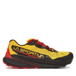 Buty do biegania La Sportiva. Żółte buty do biegania La Sportiva, bez wzorów, bez zapięcia, do biegania. Za 559.99 zł.