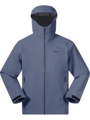 Bergans Kurtka przejściowa w kolorze niebieskoszarym rozmiar: XL. Niebieskie kurtki Bergans, xl, bez wzorów, bez kaptura. Za 530.82 zł.