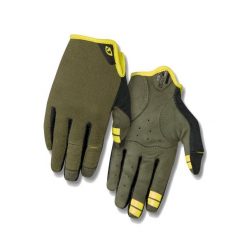 GIRO rękawiczki rowerowe męskie DND olive GR-7099246. Zielone rękawiczki GIRO, bez wzorów. Za 87.55 zł.