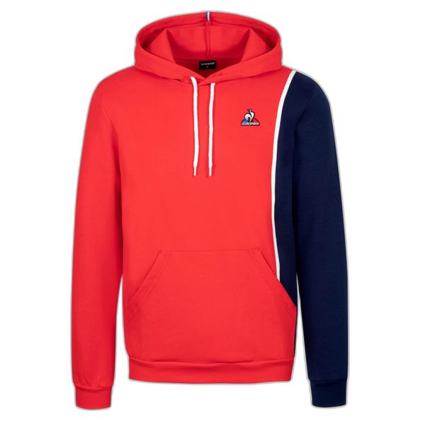 Bluza Le Coq Sportif Saison 1 N°1. Czerwone bluzy z kapturem le coq sportif, l, z aplikacjami, z bawełny, z kapturem. Za 293.65 zł.