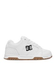 DC Shoes Sneakersy EO-DC COILER DC03011101 Biały. Białe buty sportowe casual DC Shoes, bez wzorów, ze skóry, bez zapięcia. Za 299.99 zł.