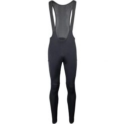 Spodnie rowerowe długie z wkładką i szelkami Force Endless wiosenno/jesienne. Czarne spodenki rowerowe FORCE, xl, bez wzorów, rowerowe. Za 349.00 zł.