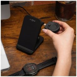 FIXED FIXPOS-GA-BK ładowarka do urządzeń przenośnych Smartwatch, Smartfon, Słuchawki Czarny USB Bezprzewodowe ładowanie Szybkie ładowanie Wewnętrzna. Czarne zegarki smartwatch No name, bez wzorów. Za 268.99 zł.