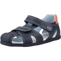 Sandały PABLOSKY 068020P Niebieski. Niebieskie sandały PABLOSKY, ze skóry, bez zapięcia. Za 267.99 zł.