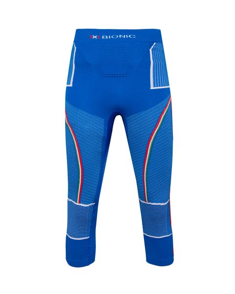 Kalesony 3/4 męskie X-Bionic ENERGY ACCUMULATOR 4.0 PATRIOT ITALY. Niebieskie bielizna termoaktywna X BIONIC, l, bez wzorów, z tkaniny. Za 739.99 zł.