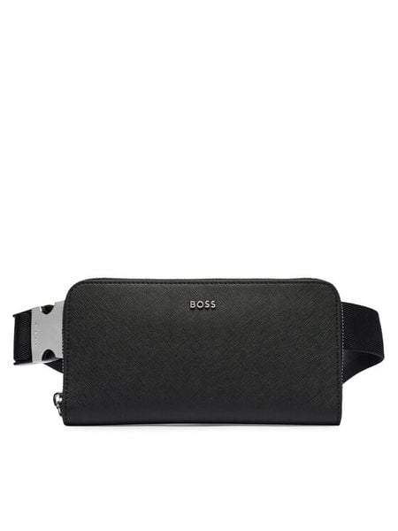 BOSS Nerka Northon 50567503 Czarny. Czarne saszetki i nerki Boss, bez wzorów, ze skóry. Za 724.99 zł.