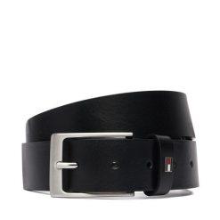 Pasek Tommy Hilfiger. Czarne paski Tommy Hilfiger, bez wzorów. Za 249.99 zł.