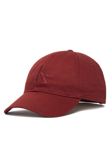Calvin Klein Czapka z daszkiem Monologo Embroidery Baseball Cap LV04G5004G Czerwony. Czerwone czapki z daszkiem CALVIN KLEIN, bez wzorów, z bawełny. Za 169.99 zł.