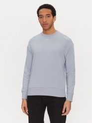 Calvin Klein Bluza Nano Logo K10K112870 Niebieski Regular Fit. Niebieskie bluzy CALVIN KLEIN, m, bez wzorów, z bawełny, bez kaptura. Za 279.99 zł.