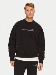 Off-White Bluza OMBA067S23FLE0021032 Czarny Regular Fit. Czarne bluzy Off-White, m, bez wzorów, z bawełny, bez kaptura. Za 1,499.00 zł.