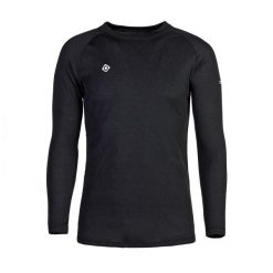 Koszulka termiczna męska NELION Izas. Czarne swetry nierozpinane Izas, m, bez wzorów, z jersey, bez kołnierzyka, bez ramiączek. Za 113.00 zł.