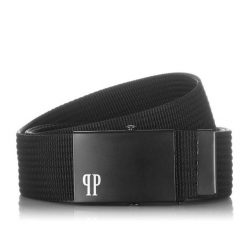 Pasek parciany PAOLO PERUZZI PW-23-115 czarny. Czarne paski Paolo Peruzzi, bez wzorów, z materiału. Za 34.99 zł.