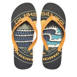 Japonki Quiksilver. Brązowe japonki Quiksilver, bez wzorów. Za 89.99 zł.