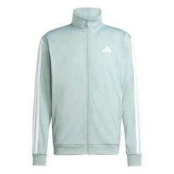 Kurtka z dresu adidas 3-Stripes. Niebieskie kurtki Adidas, m, bez wzorów, z dresówki, bez kaptura. Za 243.50 zł.