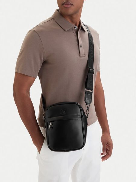 Beverly Hills Polo Club Saszetka CWBEO-BHPC-L-018-07 Czarny. Czarne saszetki i nerki Beverly Hills Polo Club, bez wzorów, bez dodatków. Za 149.99 zł.