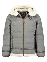 Geographical Norway Kurtka zimowa "Ayerstock" w kolorze szarym rozmiar: S. Szare kurtki Geographical Norway, na zimę, s, bez wzorów, bez kaptura. Za 220.30 zł.