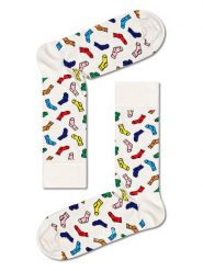 Happy Socks Skarpety w kolorze białym ze wzorem rozmiar: 36-40. Białe skarpety Happy Socks, bez wzorów. Za 26.99 zł.
