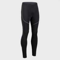 Legginsy do rugby Offload R500. Czarne legginsy długie sportowe KIPSTA, m, bez wzorów, z elastanu. Za 69.99 zł.