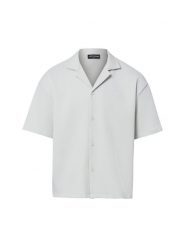 PEGADOR koszula casual - plisa Troy Mężczyźni Comfort Fit szary, S. Szare koszule PEGADOR, m, bez wzorów, bez kołnierzyka, bez ramiączek. Za 179.95 zł.