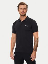 Boss Polo Patteo MB 15 50519853 Czarny Slim Fit. Czarne koszulki polo Boss, m, bez wzorów, z syntetyku, bez kołnierzyka, bez ramiączek. Za 359.99 zł.