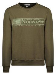 Geographical Norway Bluza "Gantoine" w kolorze khaki rozmiar: S. Brązowe bluzy Geographical Norway, s, bez wzorów, bez kaptura. Za 92.21 zł.