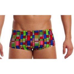 Trunki męskie Funky Trunks The Climb - sidewinder. Odzież kąpielowa Funky Trunks, m, bez wzorów, sportowe. Za 159.00 zł.
