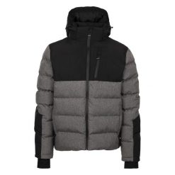 Trespass Delabole - Męski Casual Jkt Szary Marl. Szare kurtki przeciwdeszczowe Trespass, m, bez wzorów, z puchu, bez kaptura. Za 398.99 zł.