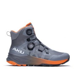 Buty trekkingowe męskie Aku Furiosa BOA GTX. Brązowe buty trekkingowe Aku, bez wzorów, bez zapięcia. Za 449.00 zł.