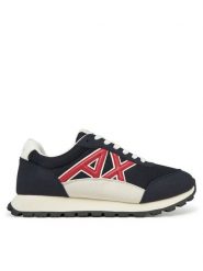 Armani Exchange Sneakersy XUX263 XV942 U661 Granatowy. Niebieskie buty sportowe casual Armani Exchange, bez wzorów, z materiału, bez zapięcia. Za 667.35 zł.
