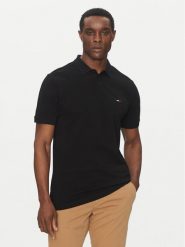 Hechter Paris Polo Pique H-Eco 74004 151902 Czarny Regular Fit. Czarne koszulki polo Hechter Paris, m, bez wzorów, z bawełny, bez kołnierzyka, bez ramiączek. Za 139.99 zł.