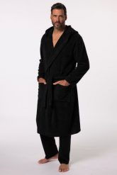 Męski Szlafrok odzież domowa frotte kaptur do roz. 8 XL. Czarna szlafroki JAY-PI, l, bez wzorów, z bawełny, bez ramiączek, z kapturem. Za 429.99 zł.