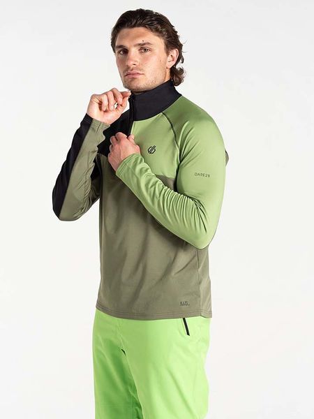 Dare 2b Koszulka funkcyjna "Dignify III Core Stretch" w kolorze zielonym rozmiar: S. Zielone t-shirty sportowe Dare 2B, bez wzorów, z materiału, bez ramiączek, outdoorowe. Za 78.84 zł.