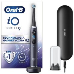 Szczoteczka magnetyczna Oral-B iO 9 czarny. Szczoteczki elektryczne ORAL B. Za 929.00 zł.
