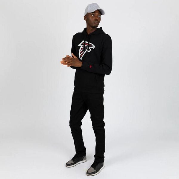 Bluza z kapturem Falcons NFL. Białe bluzy New Era, m, bez wzorów, z kapturem. Za 294.50 zł.