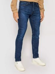LEE LUKE MĘSKIE SPODNIE JEANSOWE DK WORN KANSAS L719PLGC 112140748. Białe spodnie treningowe długie Lee, l, z aplikacjami, z bawełny. Za 209.99 zł.
