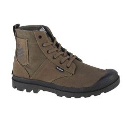 Buty sportowe Sneakersy unisex, Palladium Pampa Hi Army. Zielone buty sportowe casual Palladium, bez wzorów, bez zapięcia. Za 556.00 zł.