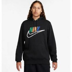 Bluza z Kapturem Club Futura Rozmiar L Czarny - FZ0772-010. Brązowe bluzy z kapturem Nike, l, bez wzorów, z polaru, z kapturem. W wyprzedaży za 252.10 zł.