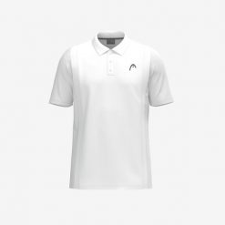 CLUB 25 TECH Polo Shirt Men. Białe koszulki polo Head, m, bez wzorów, z poliesteru, bez kołnierzyka, bez ramiączek. W wyprzedaży za 189.00 zł.
