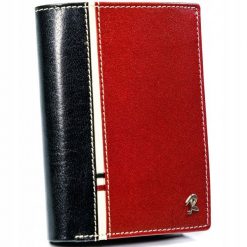 Portfel męski Rovicky 331-RBA-D BLACK-RED czarno-czerwony. Czarne portfele ROVICKY, bez wzorów. Za 84.00 zł.